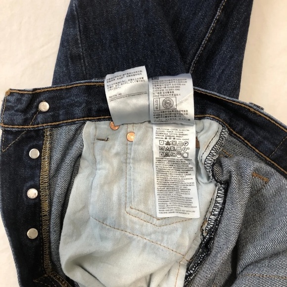 VINTAGE LEVIS  501 BUTTON FRONT JEAN  29 x 30 UNISEX - Picture 6 of 14